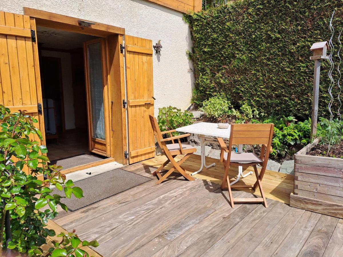 A4 Km De Megeve Tres Joli Studio Avec Jacuzzi ,Vue Sur Les Montagnes Au Calme Praz-sur-Arly Zewnętrze zdjęcie